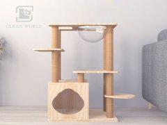 正確清潔貓爬架的方法，使用納米海綿